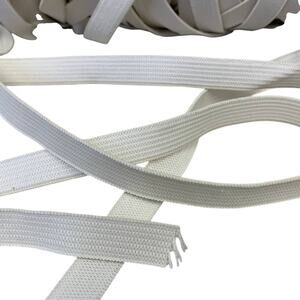 4 Yards Vintage Woven 1/2" Elastic Remnant Craft Sewing Clothing Supply